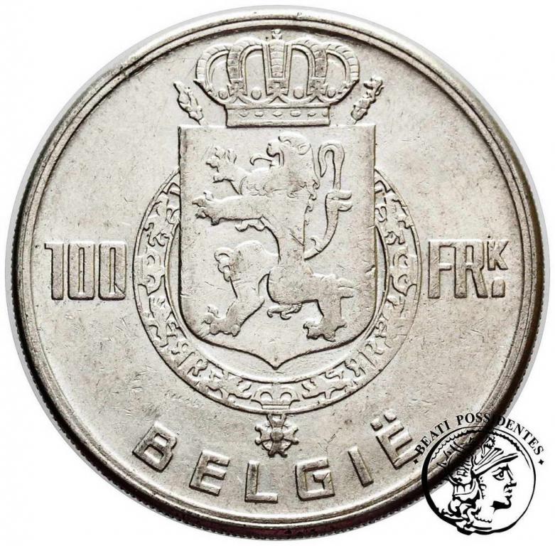 Belgia 100 Franków 1949 flamand st.3+