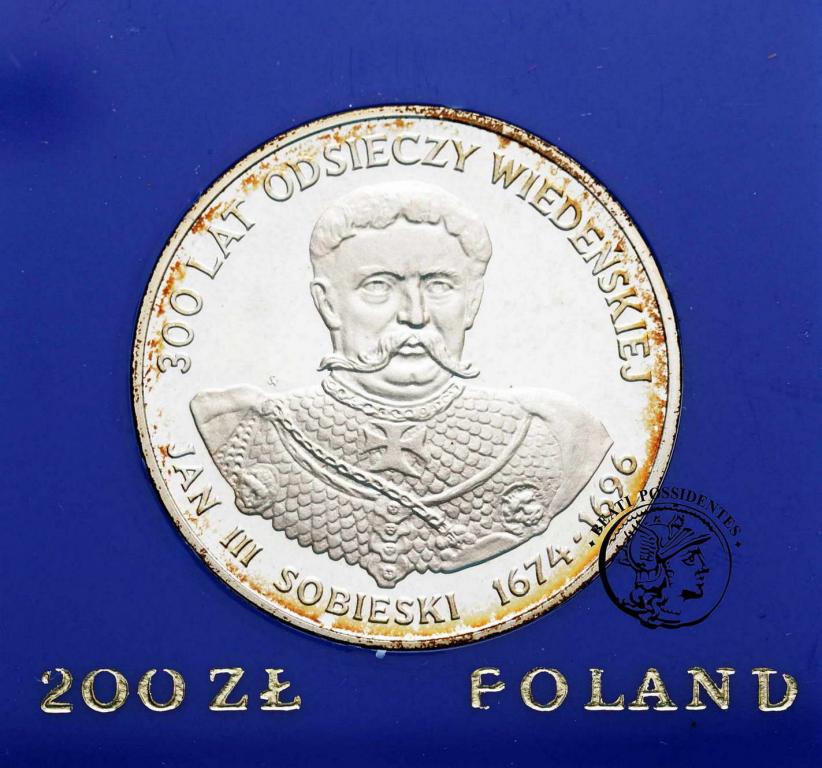 PRL 200 zlotych 1983 Sobieski st. L