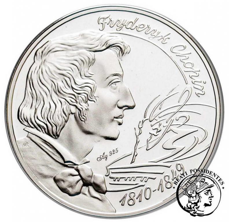 Polska Skarbnica Fryderyk Chopin medal st.L