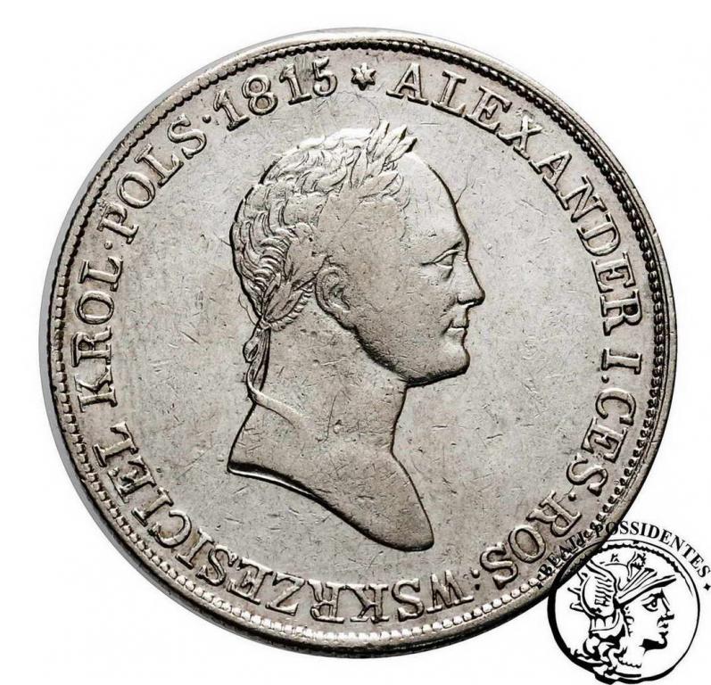 Polska 5 złotych 1832 KG Mikołaj I st.3+