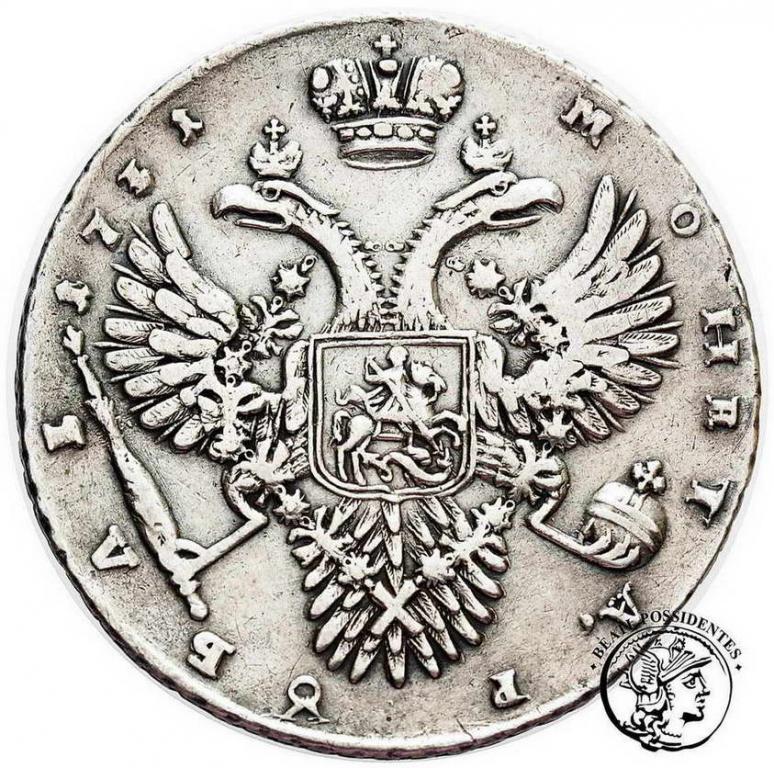 Rosja 1 Rubel 1731 Anna st. 3