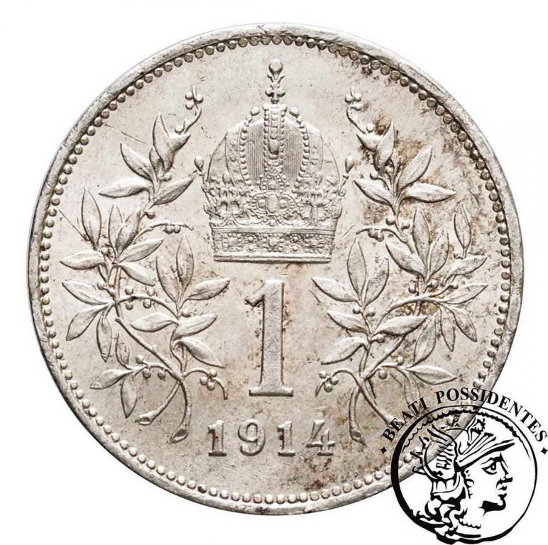 Austria 1 Korona 1914 FJ I st.2+