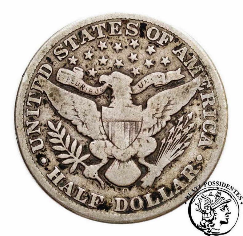 USA 1/2 $ Dolara 1907 O New Orlean st.3-