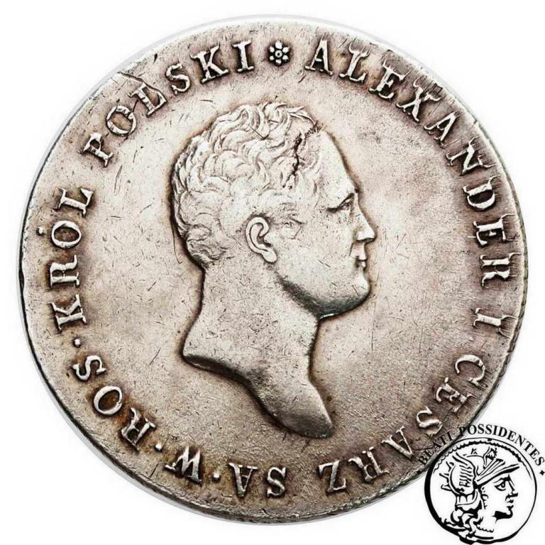 Polska Alexander I 5 złotych 1817 I-B st. 3+