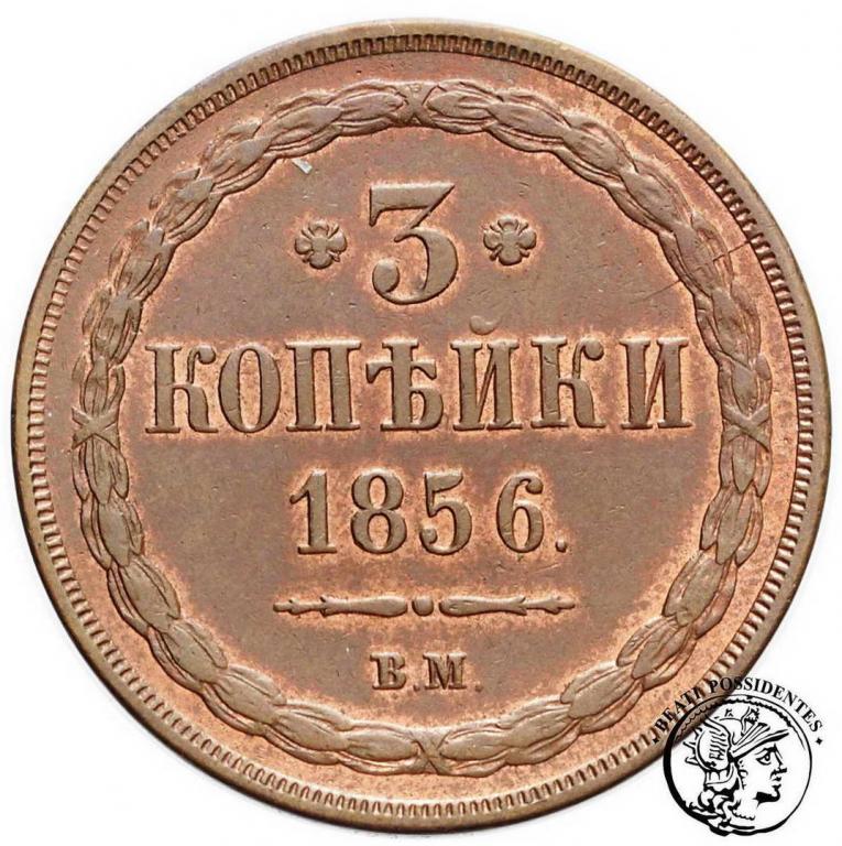 Alexander II 3 kopiejki 1856 BM/Warszawa st. 2-