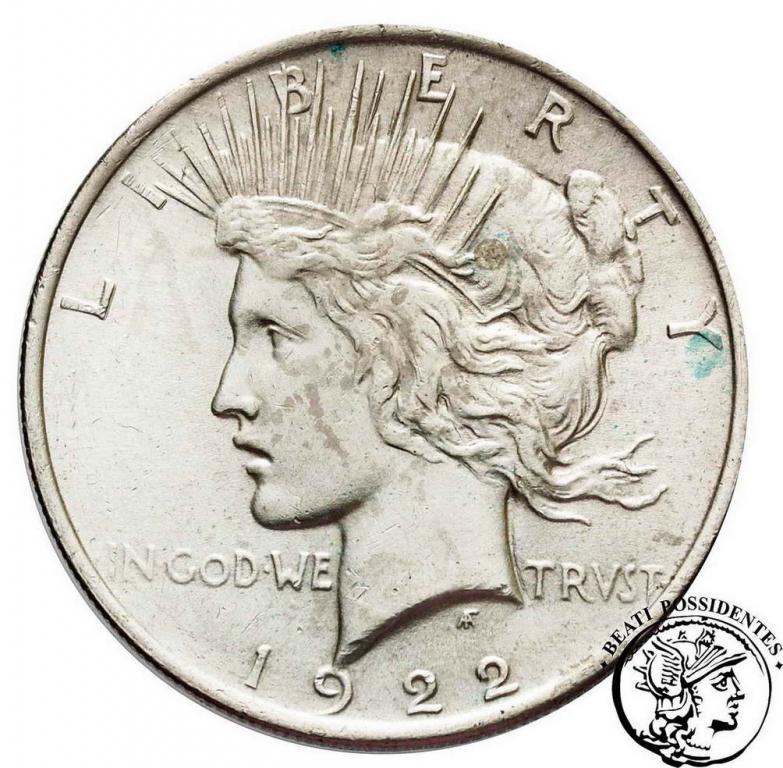 USA 1 $ dolar 1922 Philadelphia st. 3
