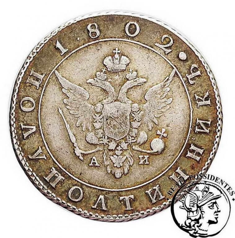Rosja 1/4 Rubla 1802 Alexander I st. 3