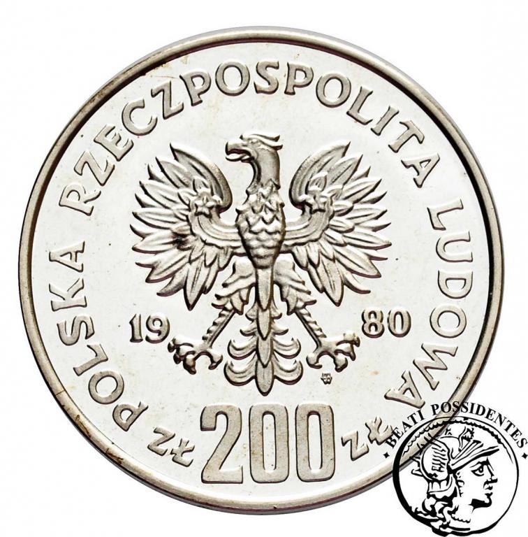PRÓBA Ag 200 złotych 1980 st.L-