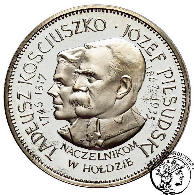USA/Polska medal 1967 Kościuszko + Piłsudski stL