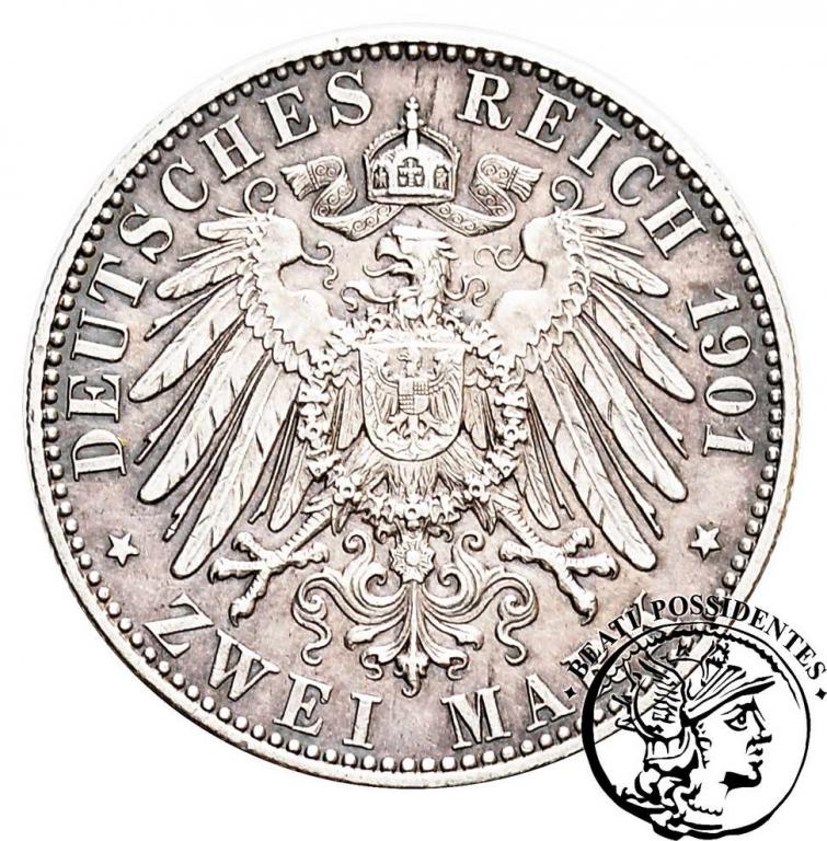 Niemcy Prusy 2 Marki 1901 A st. 3