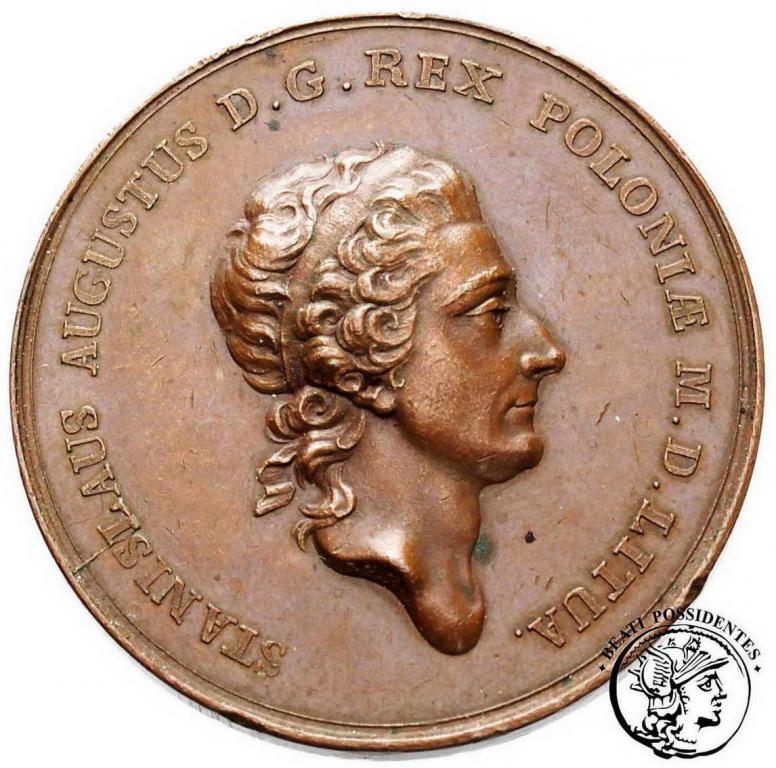 Polska medal SAP 1791 brąz Konstytucja st. 2