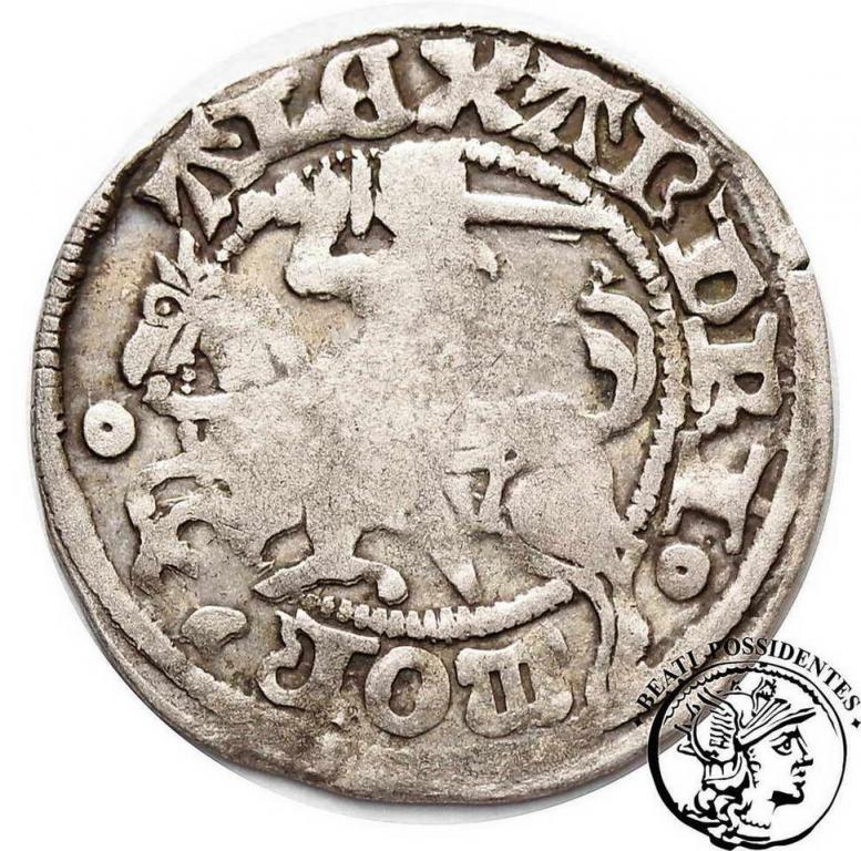 Polska Alexander półgrosz lit 1501-1506 st. 3-