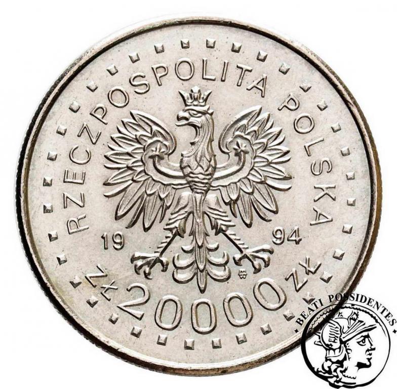 20 000 zł 1994 Powst Kościuszkowskie st. 2