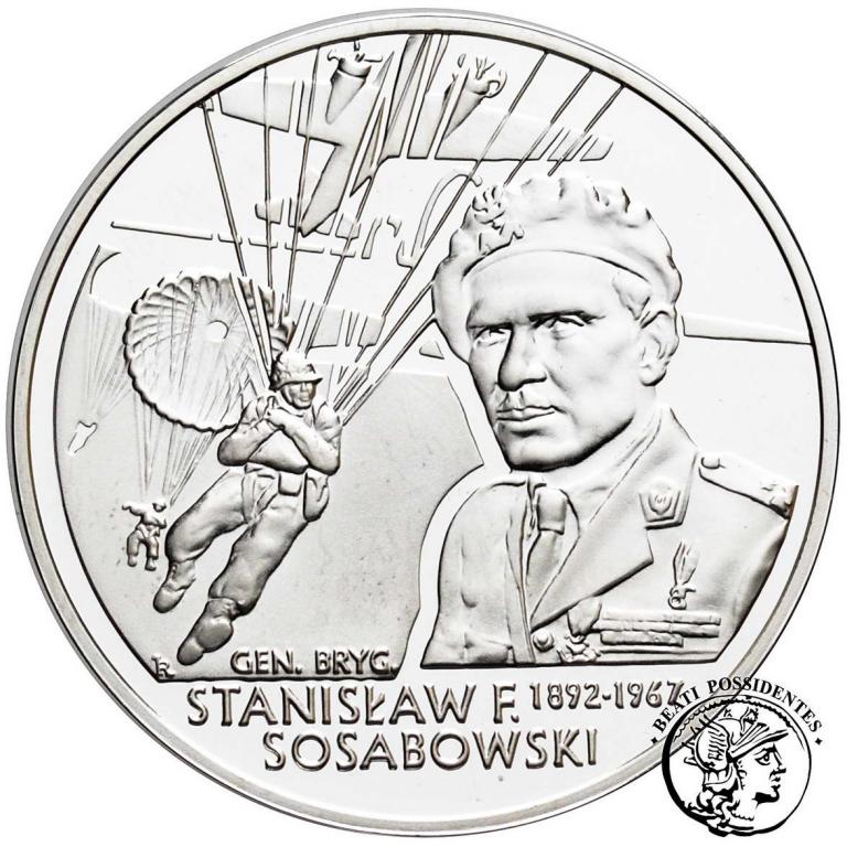 III RP 10 złotych 2004 gen Sosabowski st. L-