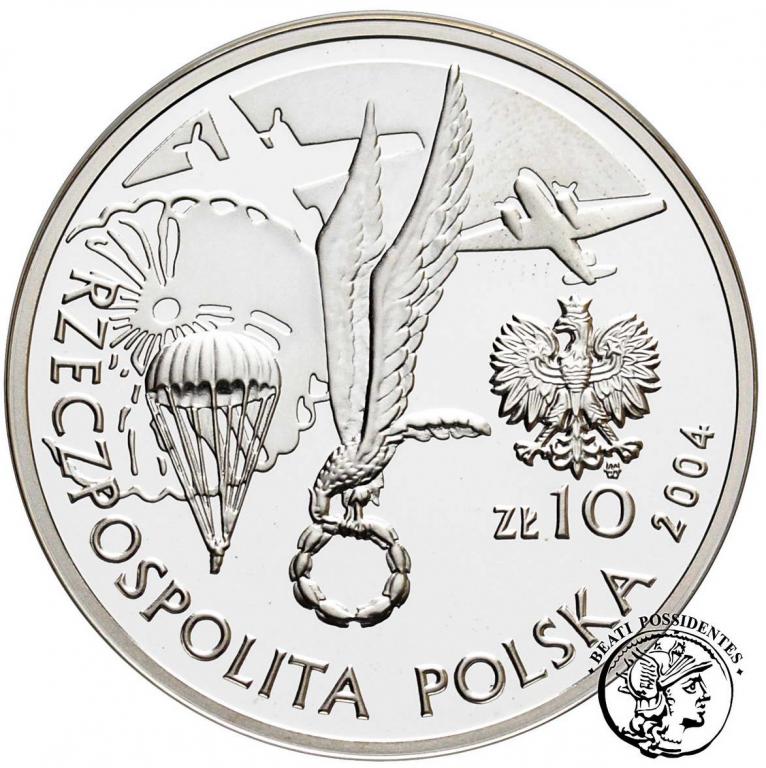 III RP 10 złotych 2004 gen Sosabowski st. L-