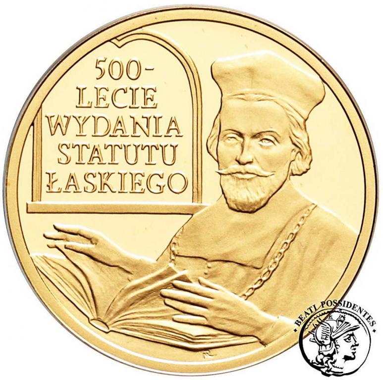 III RP 100 zł 2006 Statut Łaskiego st.L