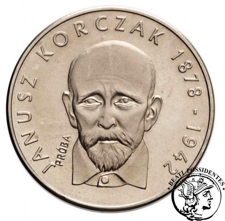 PRÓBA nikiel 100 złotych 1978 Korczak st.L
