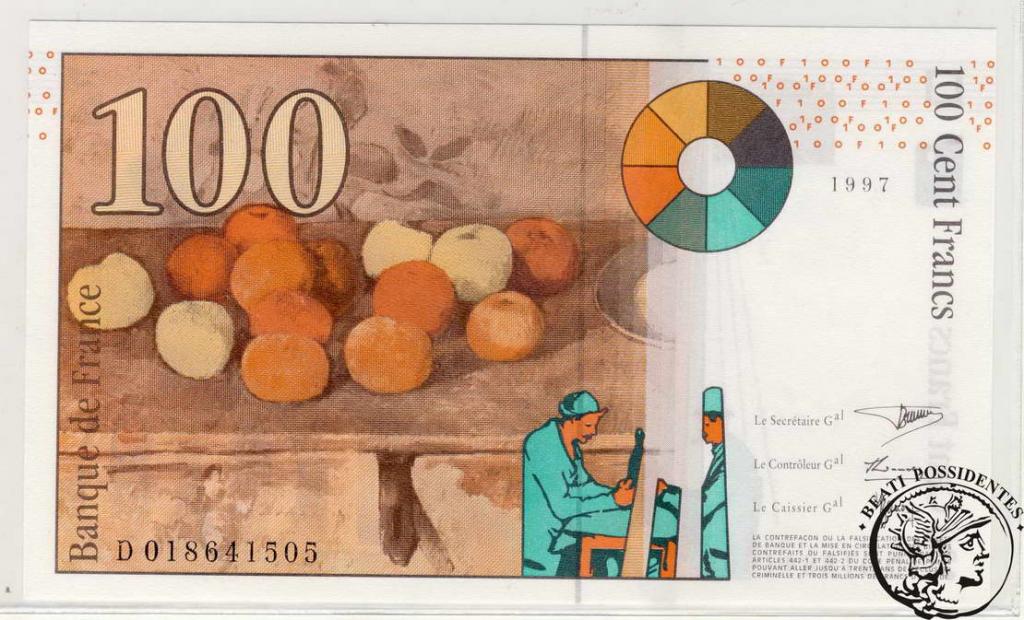 Francja 100 franków 1997 st. 1/1-