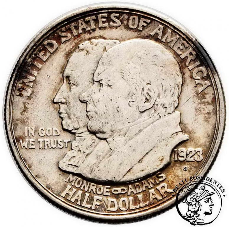 USA 1/2 $ Dolara 1923 S Monroe doctrine st.3+