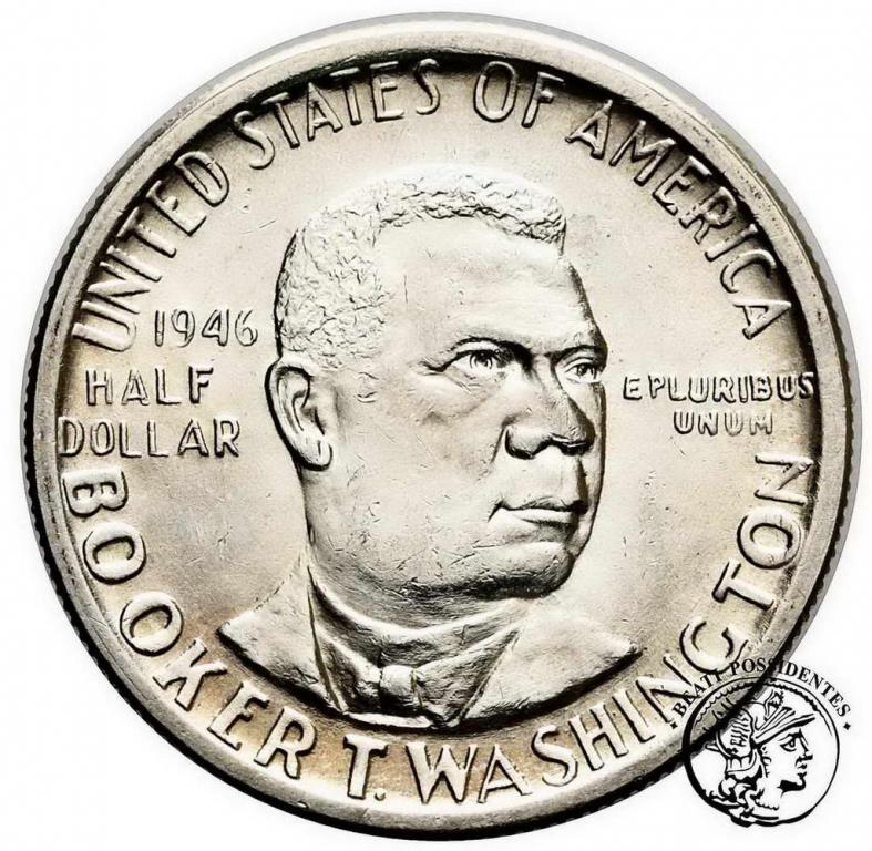 USA 1/2 $ Dolara 1946 Booker T. Washington st.1-