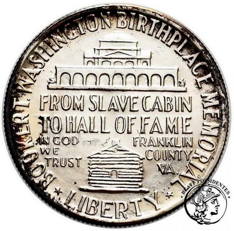 USA 1/2 $ Dolara 1946 Booker T. Washington st.1-