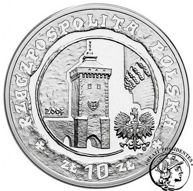 III RP 10 złotych 2007 Lokacja Krakowa st.L