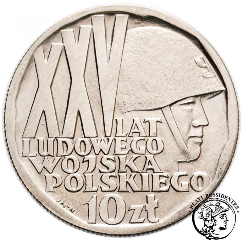 PRÓBA nikiel 10 zł 1968 Wojsko Polskie st.1