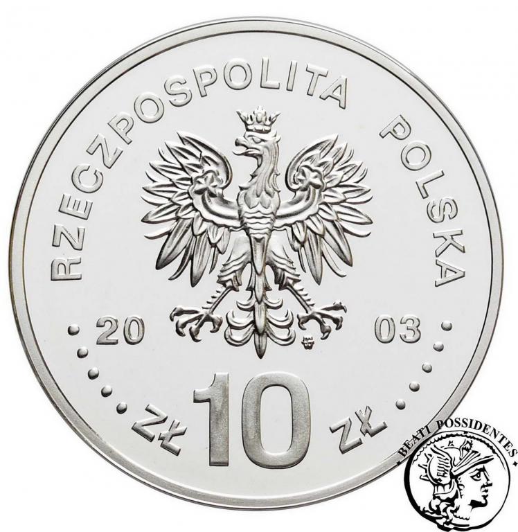 III RP 10 złotych 2003 Leszczyński półp st. L