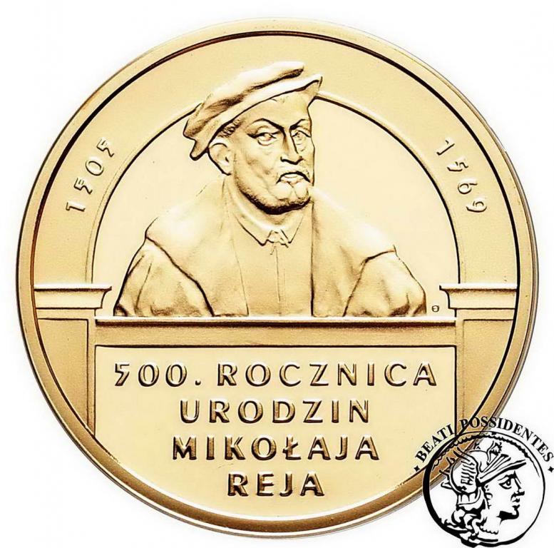 III RP 200 zł 2005 Mikołaj Rej st. L