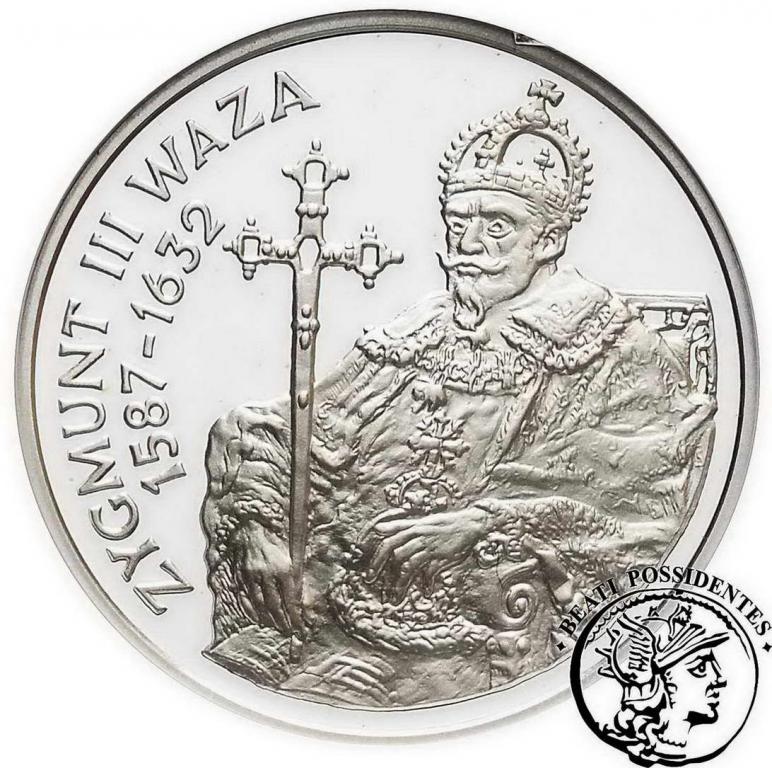 10 zł 1998 Zygmunt III Waza półp. GCN PR 70