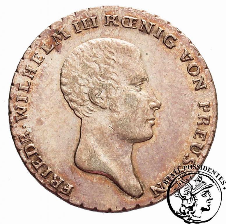 Niemcy Prusy 1/6 talara 1817 B Wrocław st.2