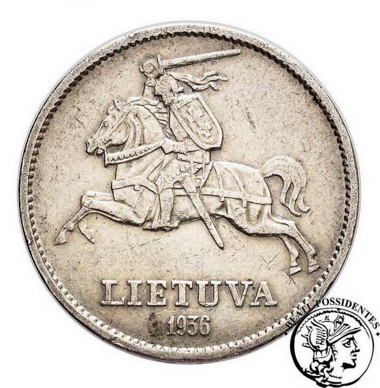 Litwa 10 Litów 1936 st.3