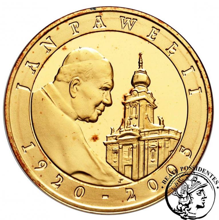 10 zł 2005 Jan Paweł II platerowany st.L/L-