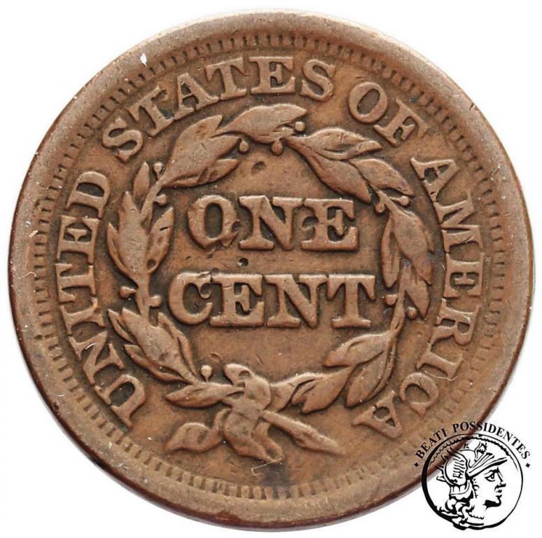 USA 1 cent 1852 (large cent) st. 3-