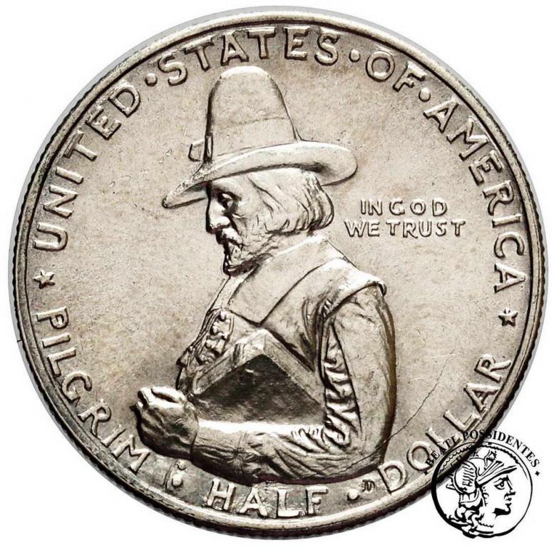 USA 1/2 $ dolara 1920 Pilgrim (Rhate Island) st. 2
