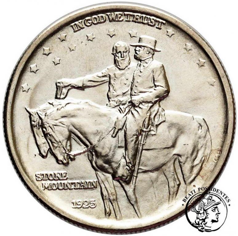USA 1/2 $ dolara 1925 Stone Mountain st. 1-