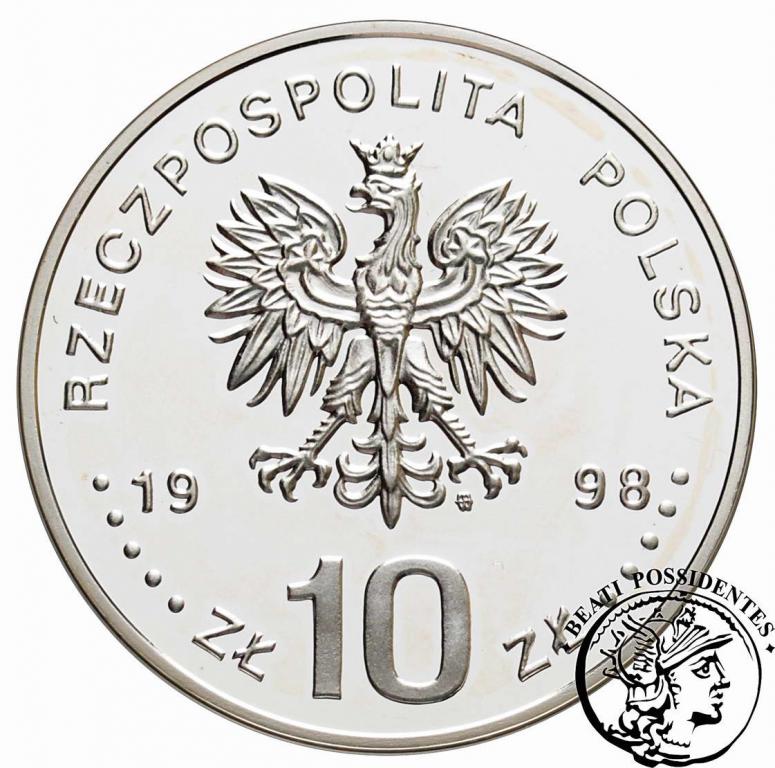 III RP 10 zł 1998 Zygmunt III Waza półp. st. L