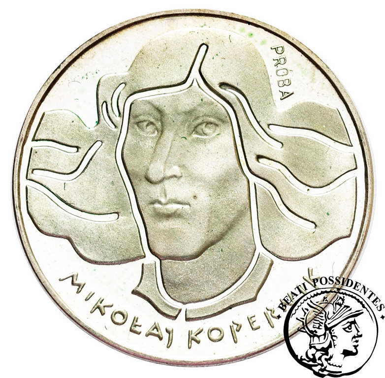 PRL PRÓBA srebro 100 zł 1973 Kopernik st.L-