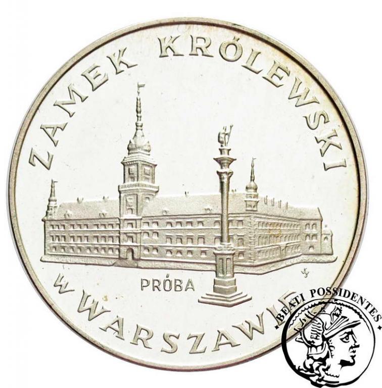 PRÓBA srebro 100 zł 1975 Zamek Królewski stL/L-