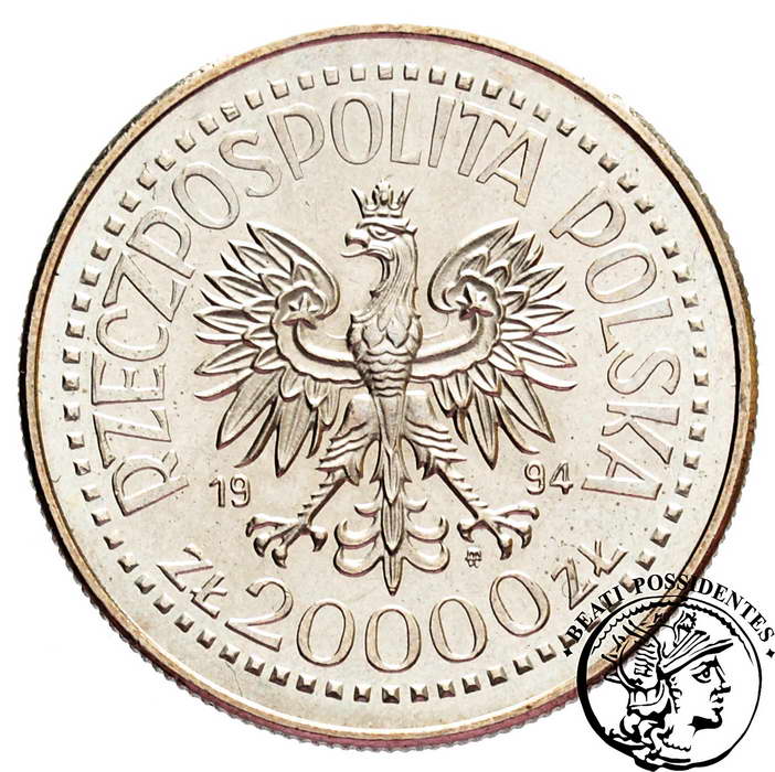 III RP 20 000 zł 1994 Inwalidzi st. 1-