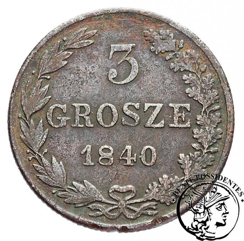 3 grosze 1840 Mikołaj I st.3