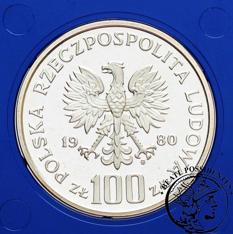 PRL 100 złotych 1980 Oly Moskwa st. L-