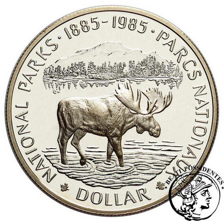 Kanada 1 $ dolar 1985 łoś st. L