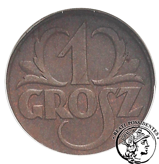 1 grosz 1937 GCN AU 58
