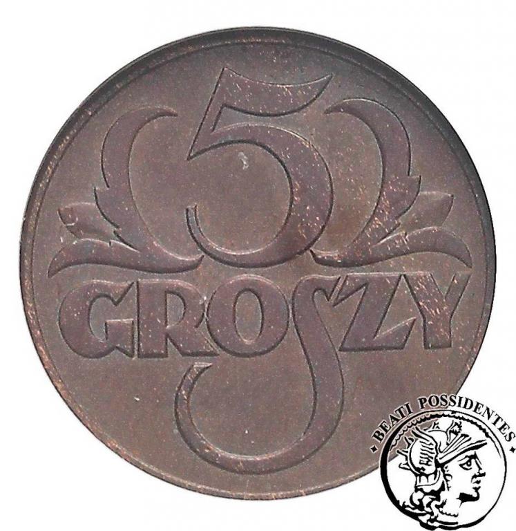 5 groszy 1939 GCN AU 55