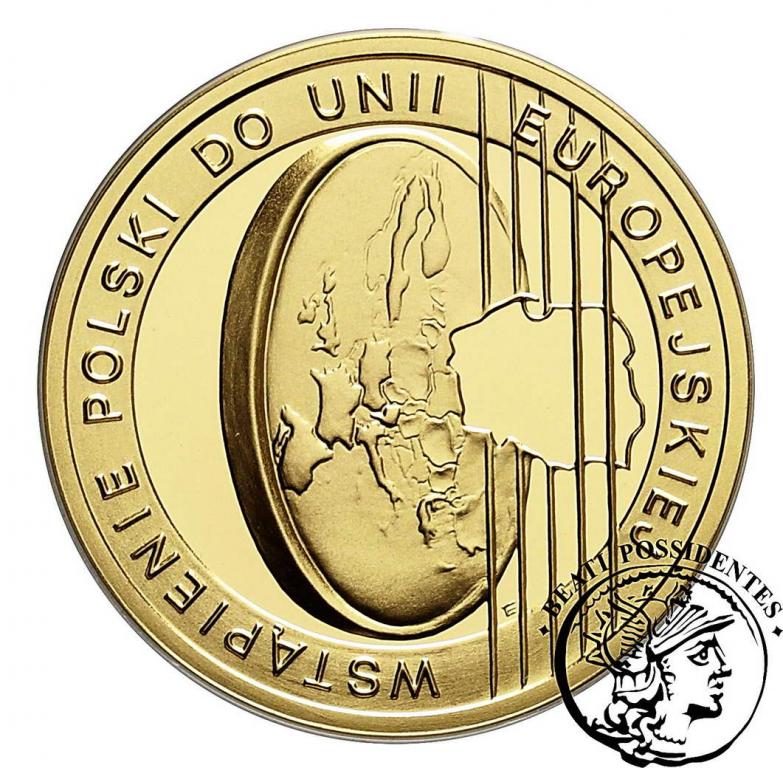 III RP 200 złotych 2004 Wstąpienie do Unii st.L