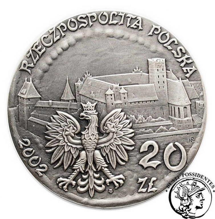 III RP 20 zł 2002 Zamek w Malborku st.L