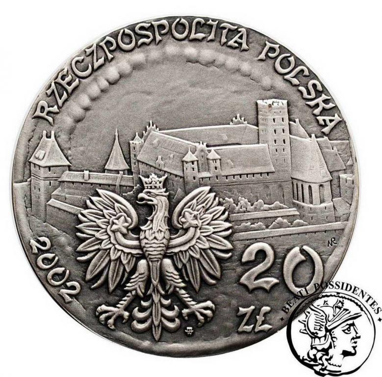 III RP 20 złotych 2002 Malbork st. 1-