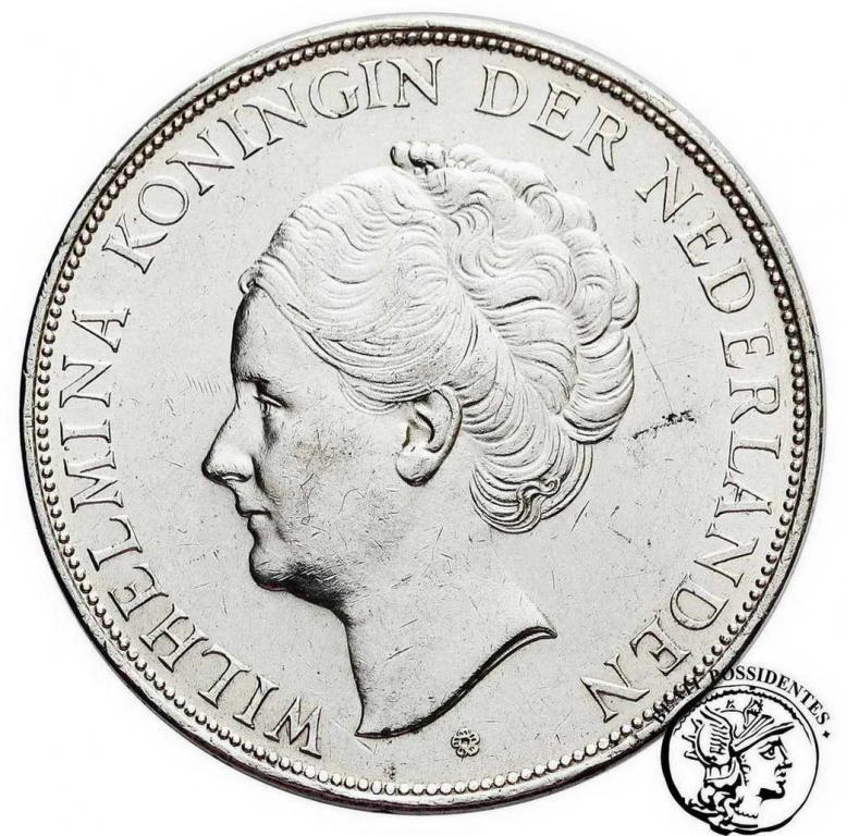 Holandia 2 1/2 Guldena 1939 st.2+