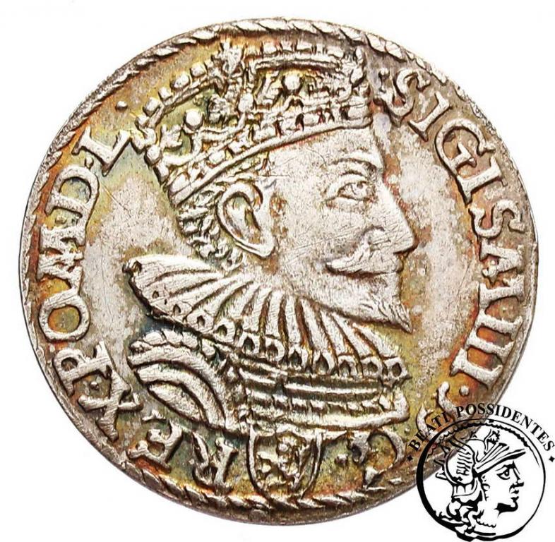 Zygmunt III Waza trojak Malbork 1594 st.2